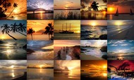 Ocean Sunsets Photo Screensaver screenshot